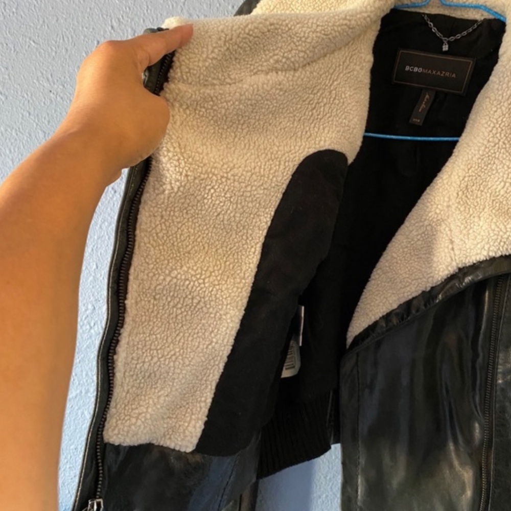 Bcbg Leather Jacket - image 5